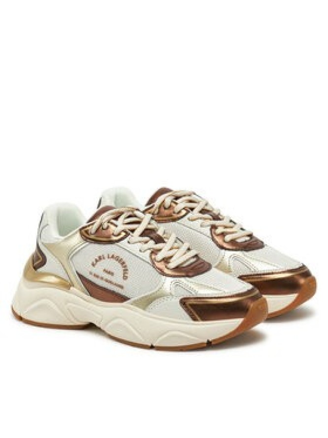 KARL LAGERFELD Sneakersy Komet KL65638M Złoty