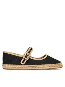 Tommy Hilfiger Espadryle Buckle Maryjane Espadrille FW0FW09239 Czarny