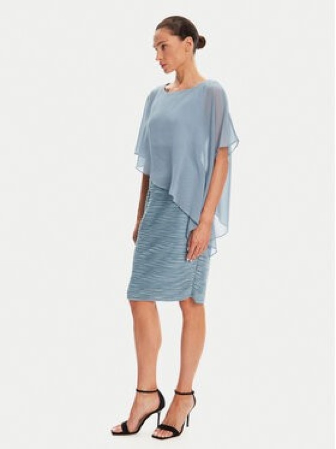 Swing Sukienka koktajlowa 50004700 Błękitny Regular Fit