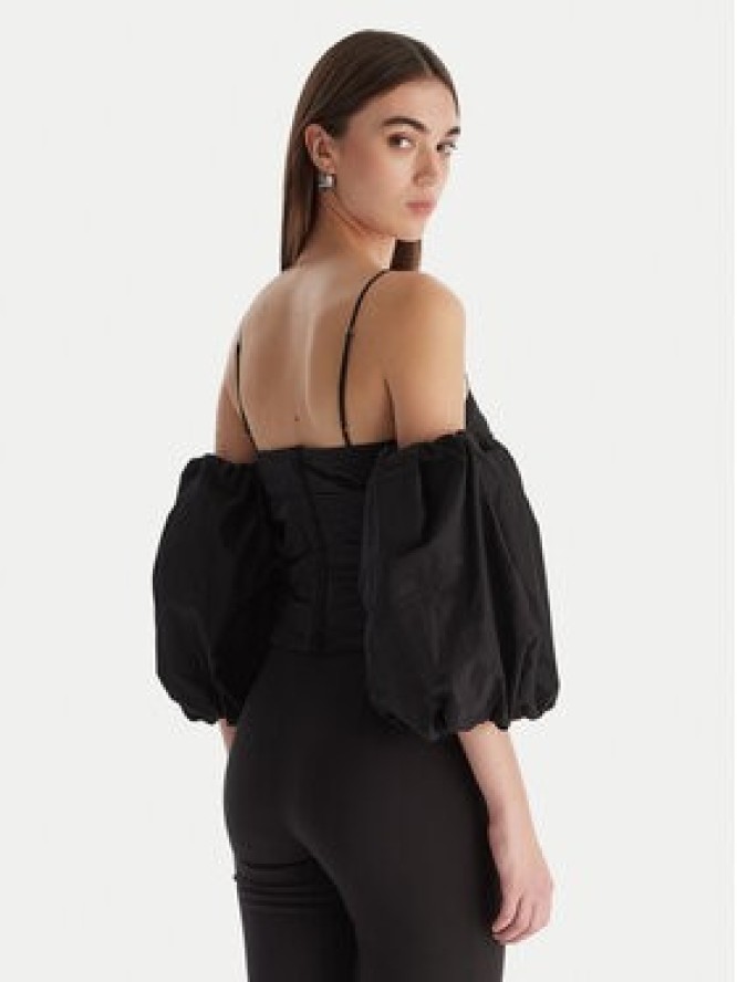 PINKO Bluzka Taffeta 105552 Y3LE Czarny Regular Fit