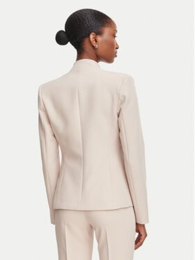 Rinascimento Marynarka CFC0130153003 Beżowy Slim Fit