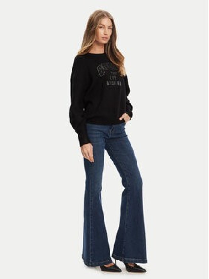Guess Sweter W5YR26 Z26I2 Czarny Regular Fit