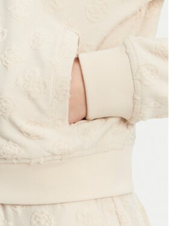 Guess Bluza V5GQ00 KCT02 Beżowy Regular Fit