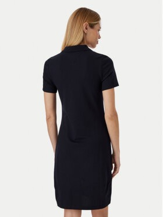 Tommy Hilfiger Sukienka codzienna 1985 Slim Pique Polo Dress Ss WW0WW42048 Granatowy Slim Fit