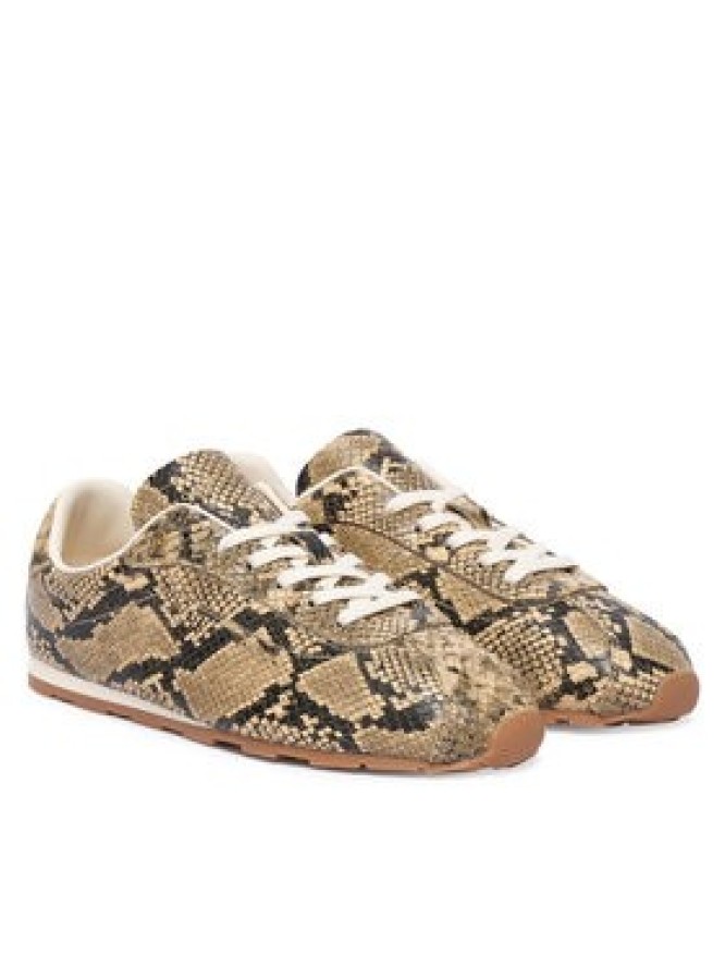 Tommy Hilfiger Sneakersy Bella Sneaker Snake FW0FW09415 Brązowy
