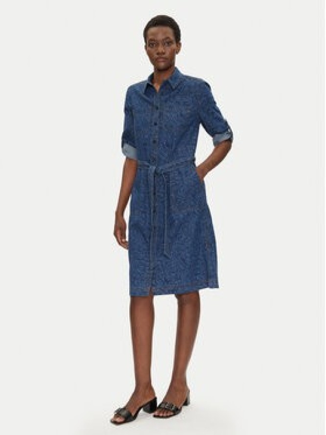 Olsen Sukienka jeansowa 13002015 Granatowy Regular Fit