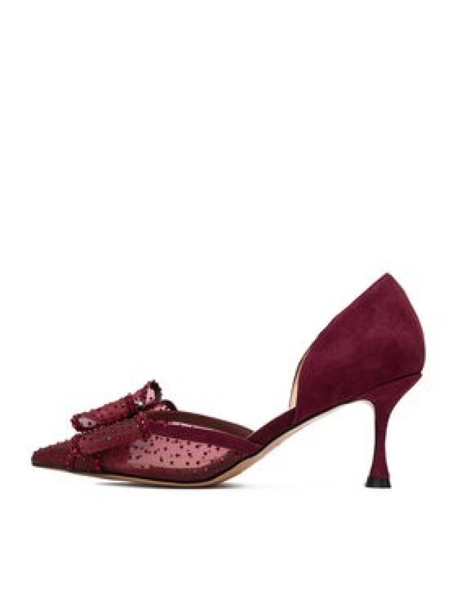 Eva Minge Szpilki EO-AVA-78096-202 Bordowy