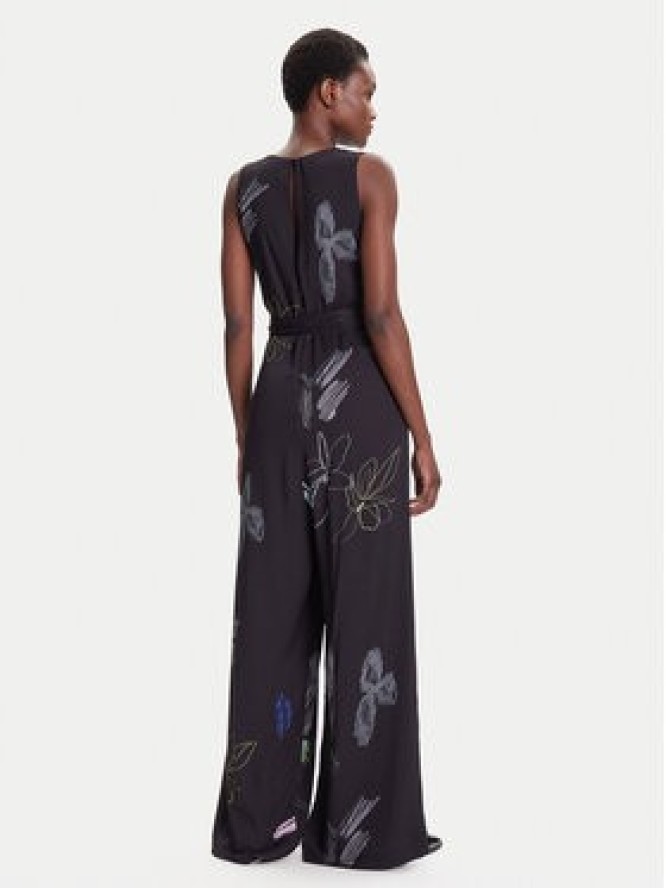 Desigual Kombinezon Art Floral 25WWPW04 Czarny Regular Fit