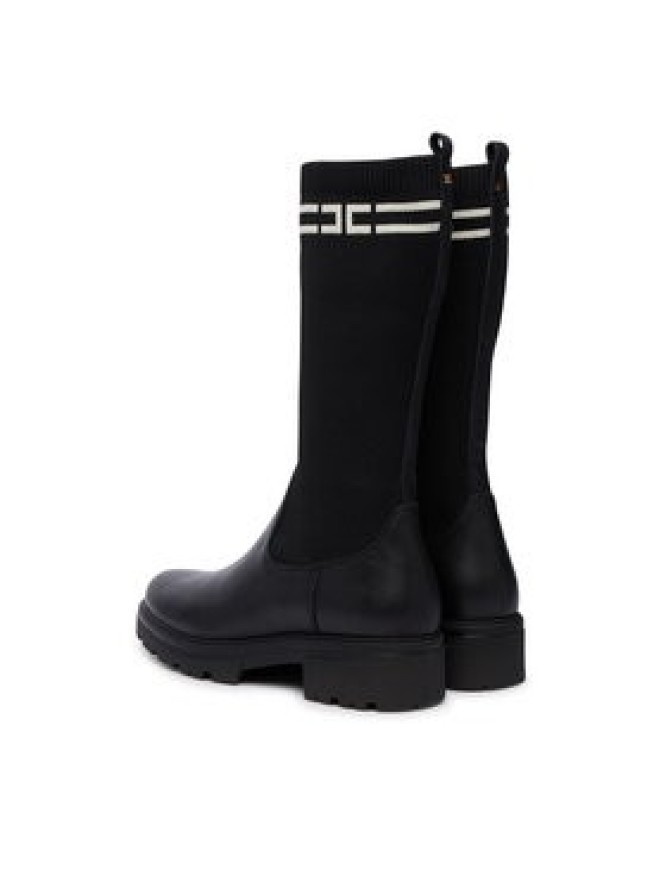 Elisabetta Franchi Botki F4A6-E0731-1316 Czarny