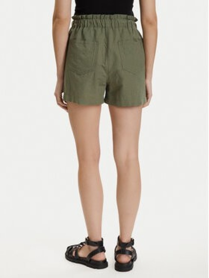 Tommy Jeans Szorty materiałowe DW0DW22227 Zielony ciemny Regular Fit