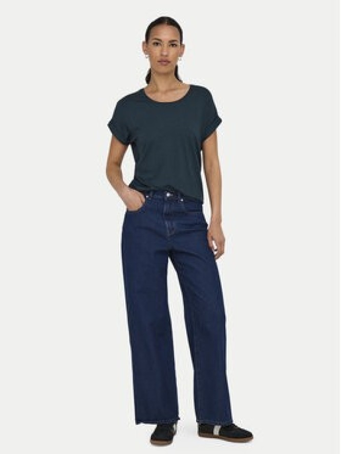 ONLY T-Shirt Moster 15106662 Zielony Regular Fit