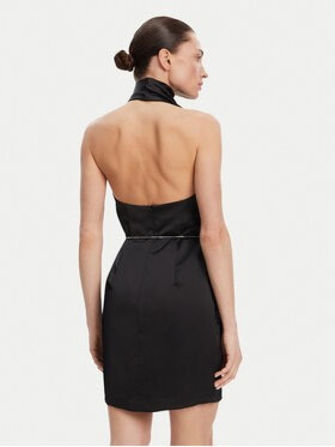 HUGO Sukienka koktajlowa Kinema-1 50536440 Czarny Slim Fit