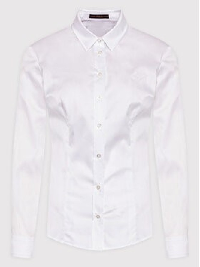 Guess Koszula W2YH41 WAF10 Biały Slim Fit