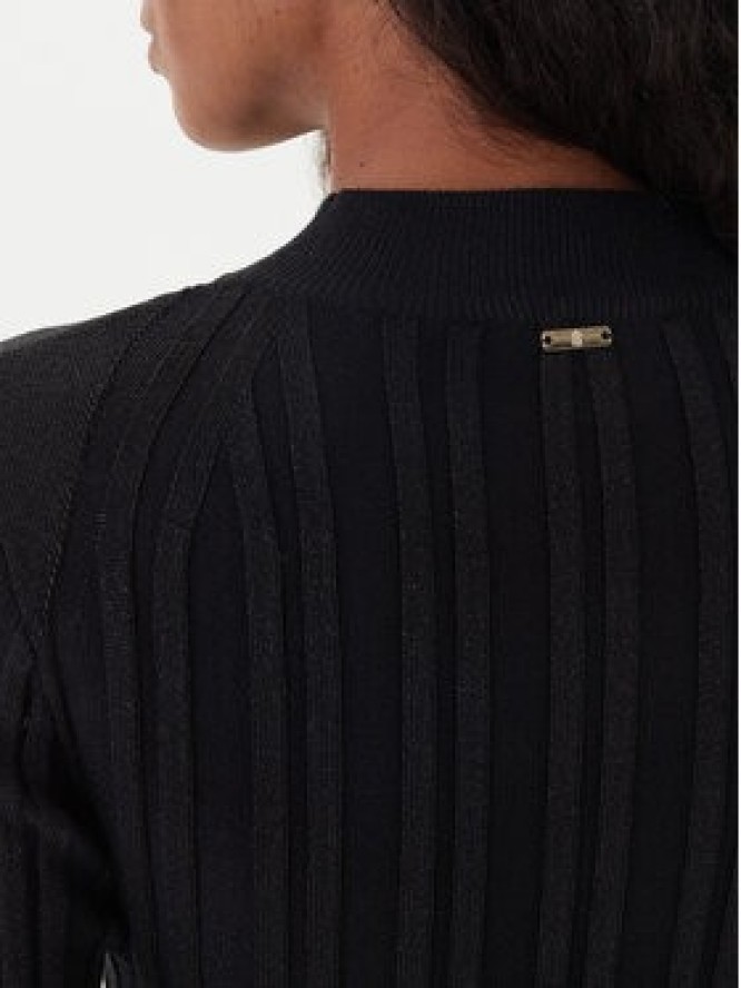 Fracomina Sukienka dzianinowa FJ25WD5006K463Q7 Czarny Slim Fit