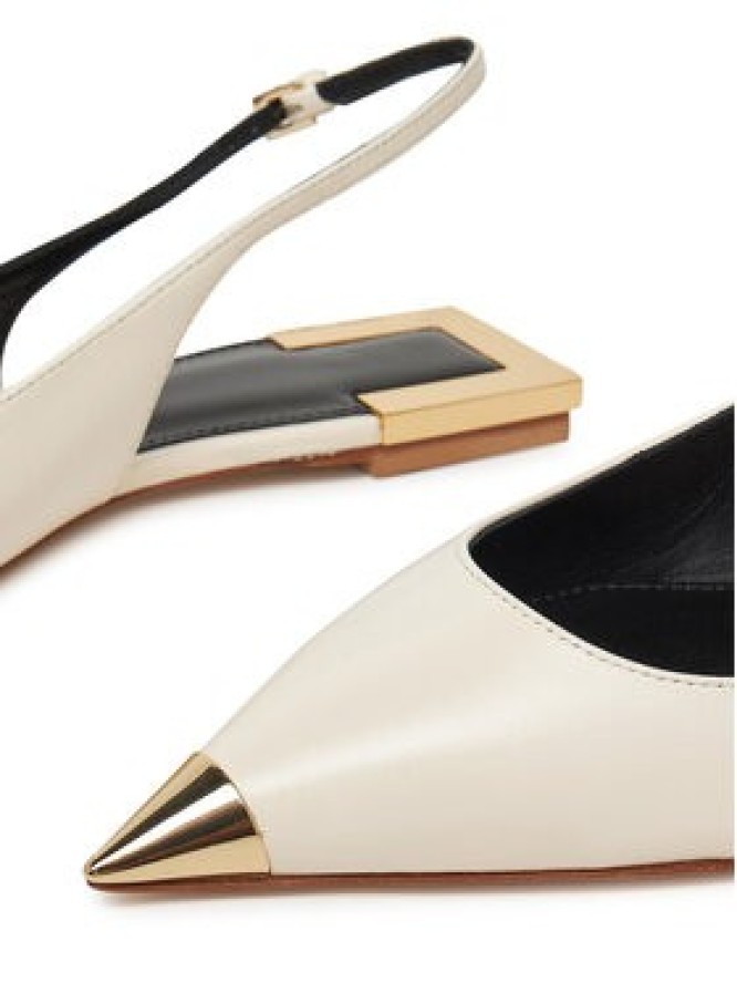 Elisabetta Franchi Sandały SA-07L-51E2 Écru