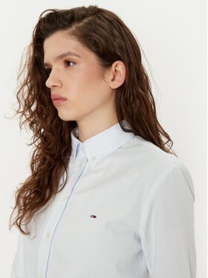 Tommy Jeans Koszula DW0DW19890 Błękitny Regular Fit
