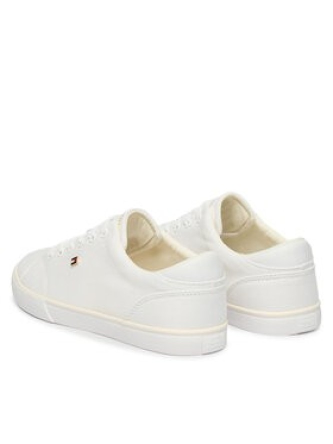 Tommy Hilfiger Tenisówki Th Low Profile Vulc Canvas FW0FW09102 Biały