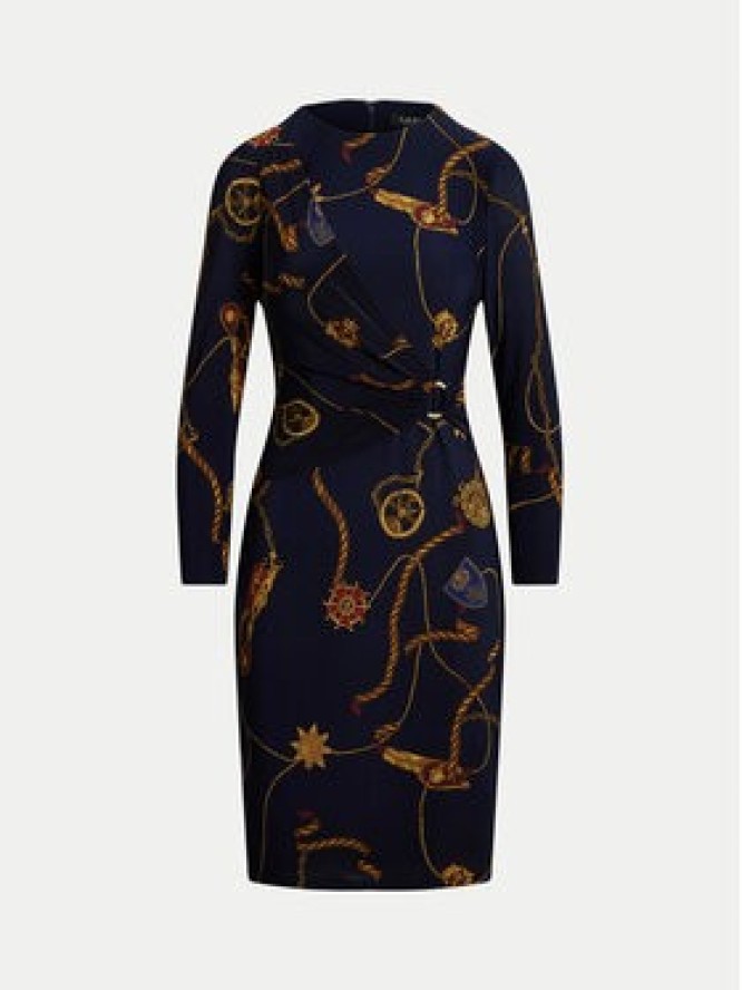 LAUREN RALPH LAUREN Sukienka codzienna 250957702 Granatowy Slim Fit