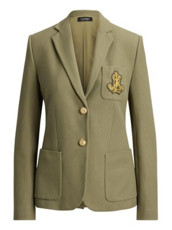 LAUREN RALPH LAUREN Marynarka Bullion 200797305033 Zielony Regular Fit
