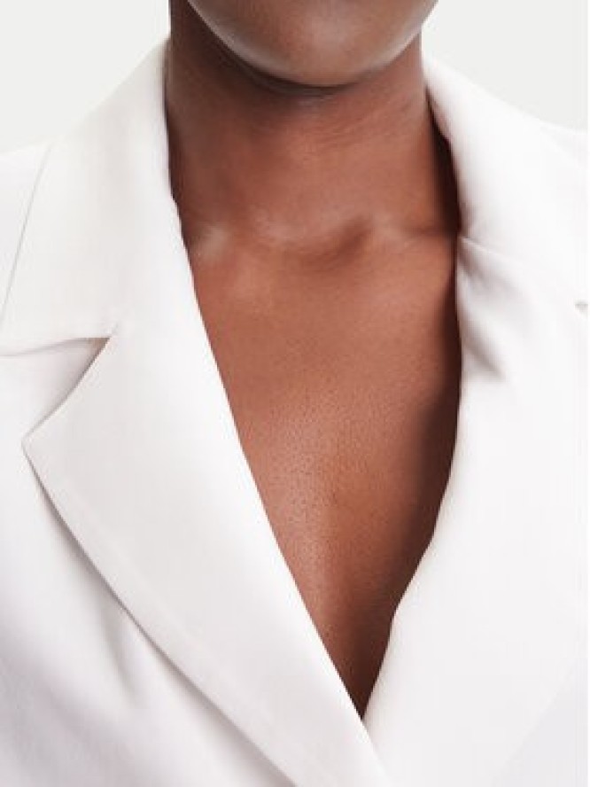 ACCESS FASHION Kamizelka 53-1028-195 Biały Slim Fit