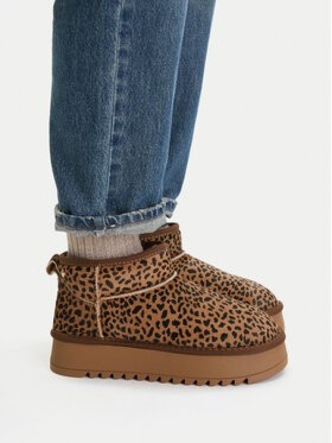 Eva Minge Śniegowce EO-WENDY-TS6305-01 Brązowy