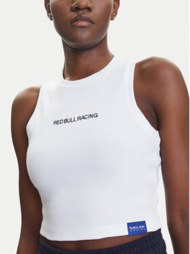 Pepe Jeans Top Red Bull Racing Logo RL500002 Biały Slim Fit