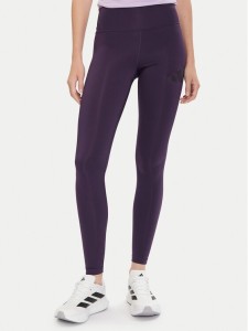 adidas Legginsy Train Essentials Big Logo JX4758 Fioletowy Slim Fit