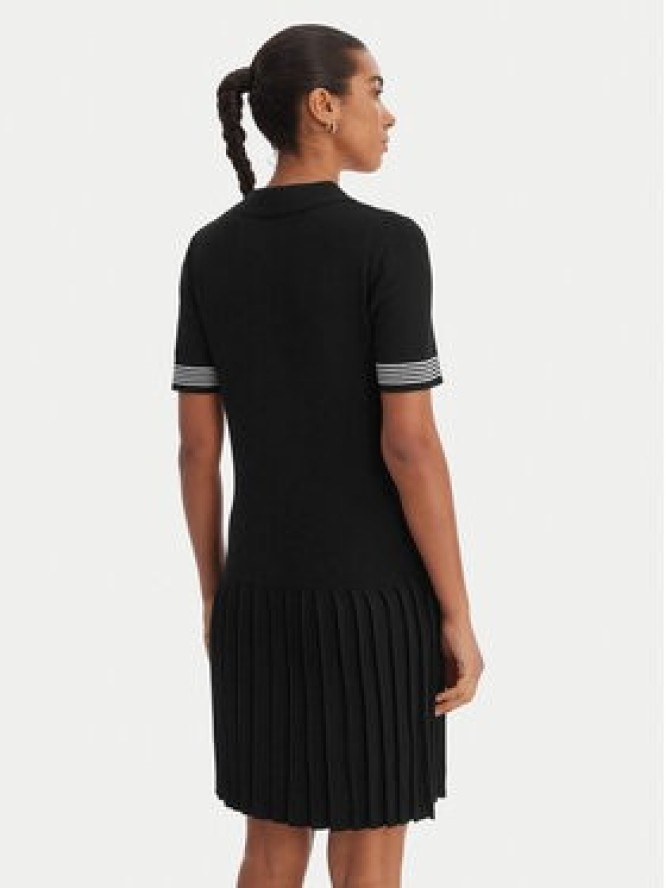 Morgan Sukienka dzianinowa 261-RMCAMI Czarny Slim Fit