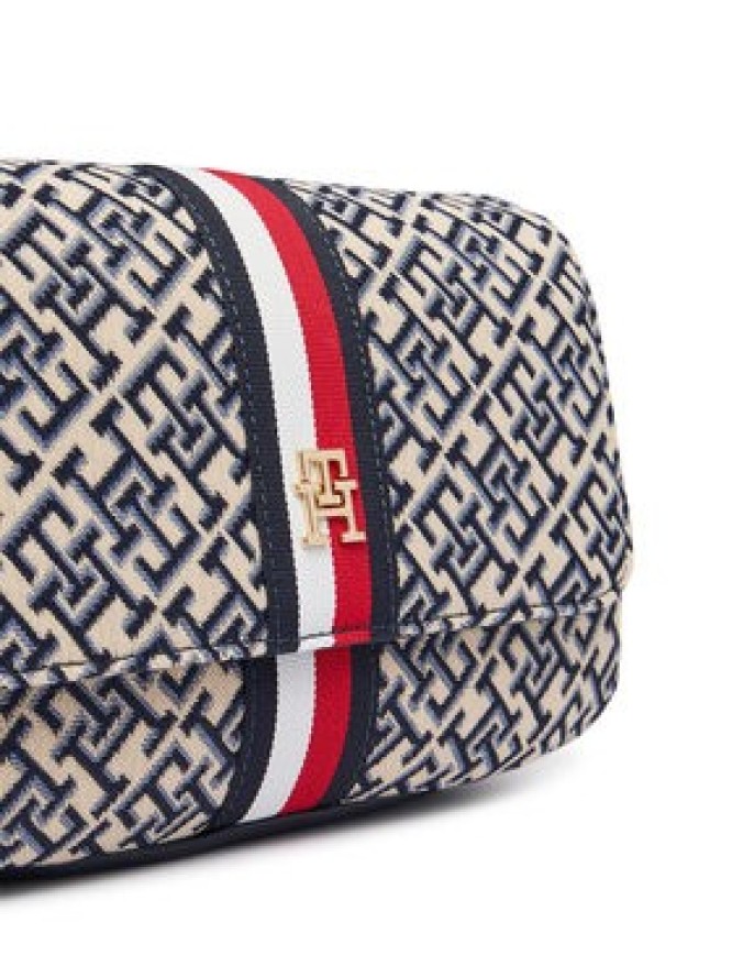 Tommy Hilfiger Torebka Th Jacquard Ess Crossover AW0AW19066 Niebieski