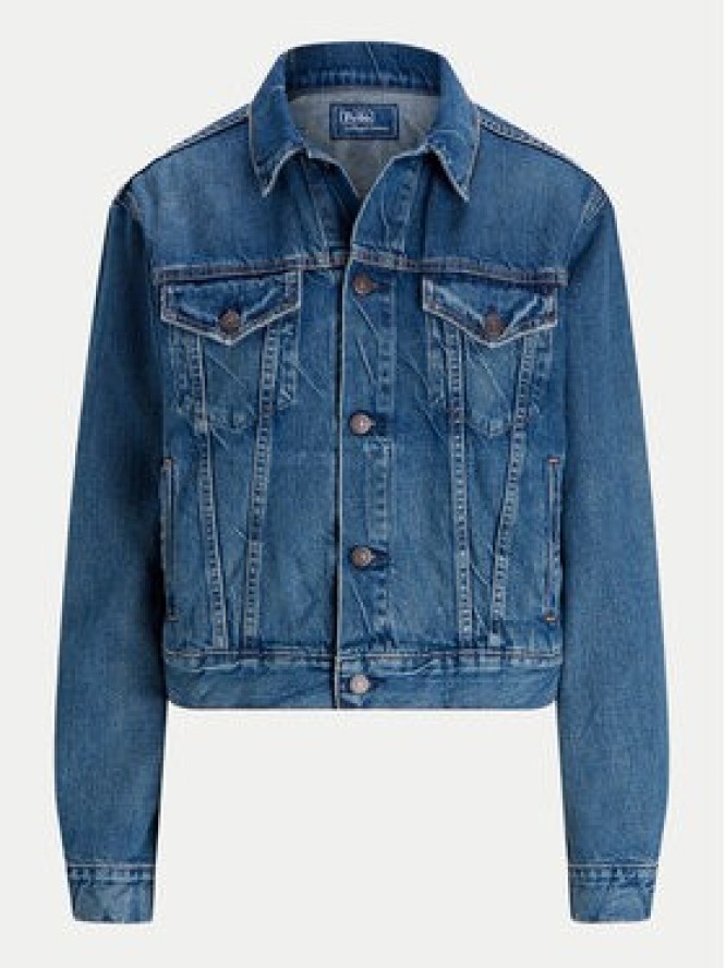 Polo Ralph Lauren Kurtka jeansowa 211969408001 Niebieski Relaxed Fit