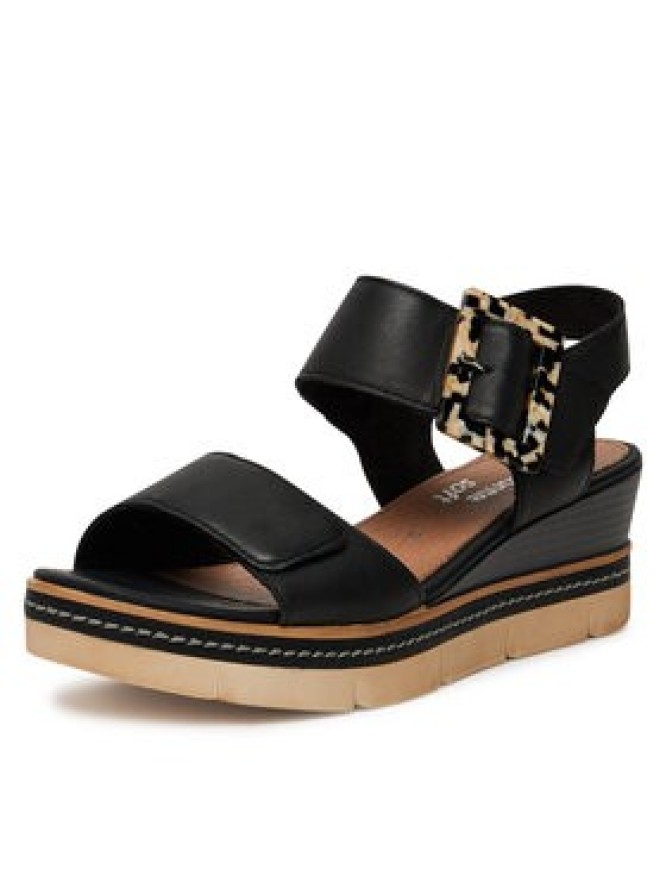 Remonte Sandały D2L53-00 Czarny