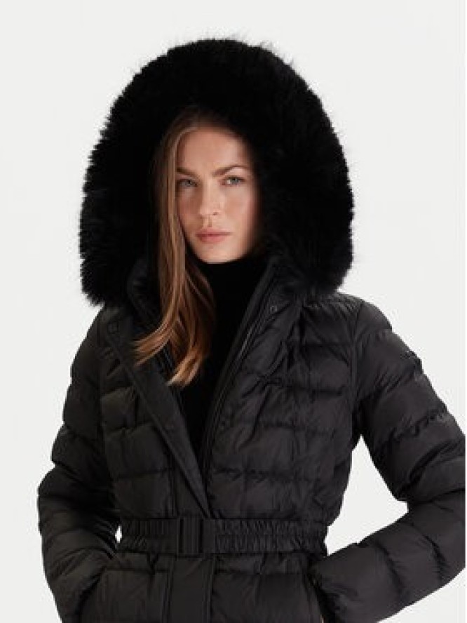 Geox Kurtka puchowa Catria W5626F T3152 F9000 Czarny Slim Fit