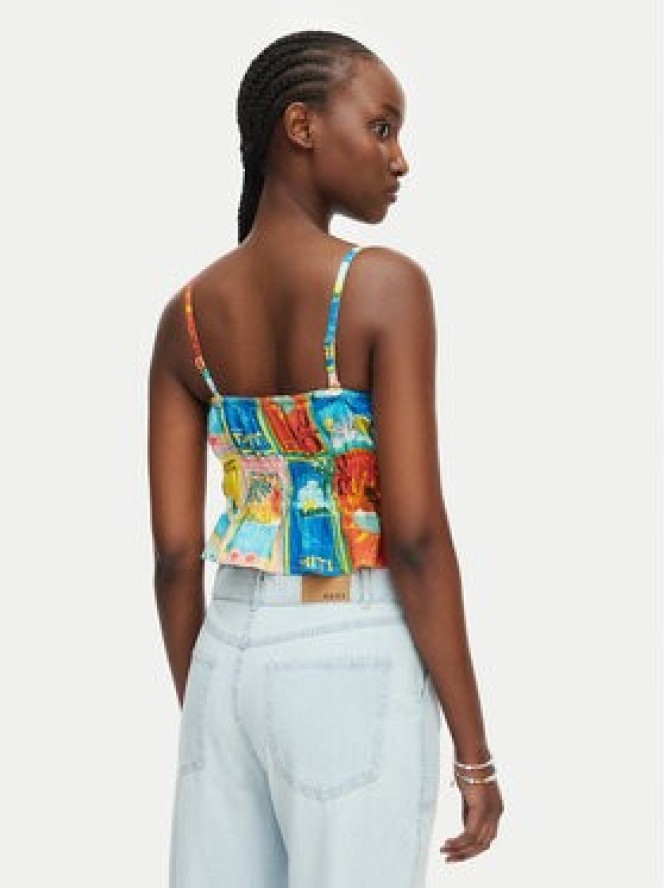 Roxy Top Atlas Palmy Daze ERJWT03669 Kolorowy Regular Fit