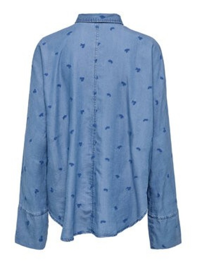 ONLY Koszula New Grace 15337926 Niebieski Loose Fit