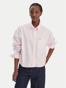 Tommy Jeans Koszula DW0DW22766 Różowy Regular Fit