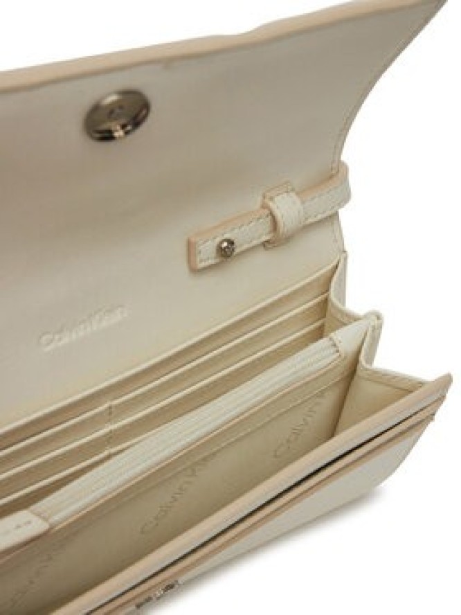 Calvin Klein Torebka Ck Woven Convertible Wallet Bag K60K612970 Biały