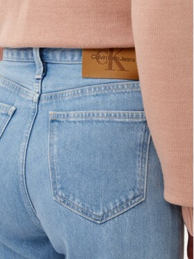 Calvin Klein Jeans Jeansy J20J224997 Niebieski Straight Fit
