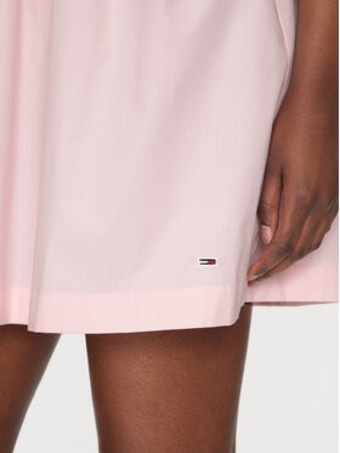 Tommy Jeans Sukienka letnia DW0DW20343 Różowy Slim Fit