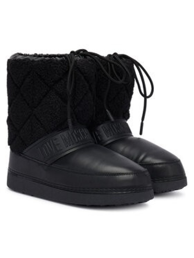 LOVE MOSCHINO Śniegowce JA24422G0NISJ00Bcz Czarny