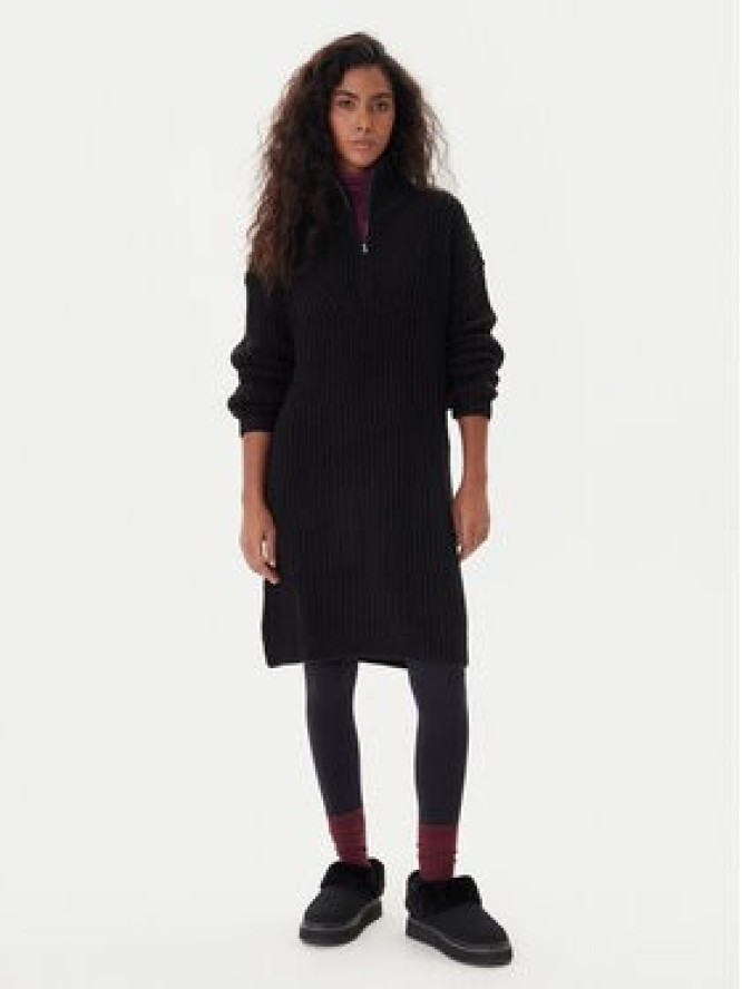 Roxy Sukienka dzianinowa Home Again SD ERJKD03535 Czarny Regular Fit