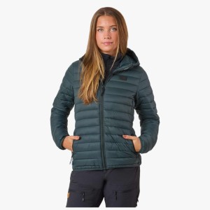 Kurtka Outdoor Wędrówki Kobieta Lofoten Warstwa Izolacyjna