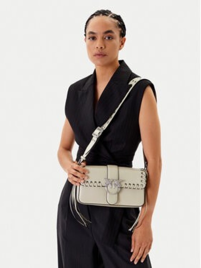 PINKO Torebka Love One Classic Slouchy Fl PE 25 PLTT 104524 A28D Beżowy