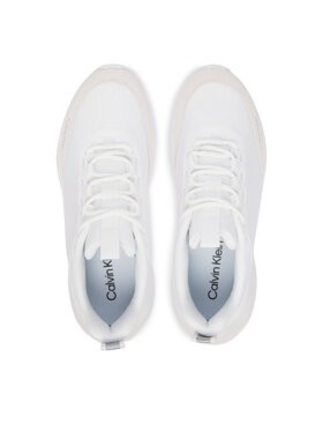 Calvin Klein Sneakersy Light Eva Runn Laceup Aop HW0HW03292 Biały