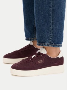 Tommy Jeans Sneakersy The Greenwich Edge Max EN0EN03122 Bordowy