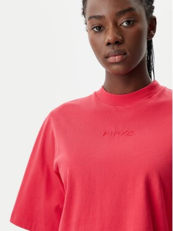 PINKO T-Shirt 104604 A2F8 O57 Czerwony Regular Fit