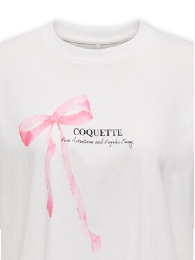 ONLY T-Shirt Vivvi 15346761 Biały Regular Fit