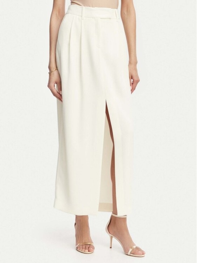 Marella Spódnica maxi Strenna 2613101013 Écru Regular Fit