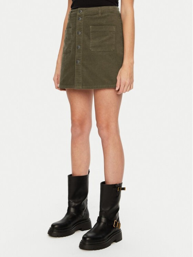 JDY Spódnica trapezowa 15220695 Zielony Regular Fit