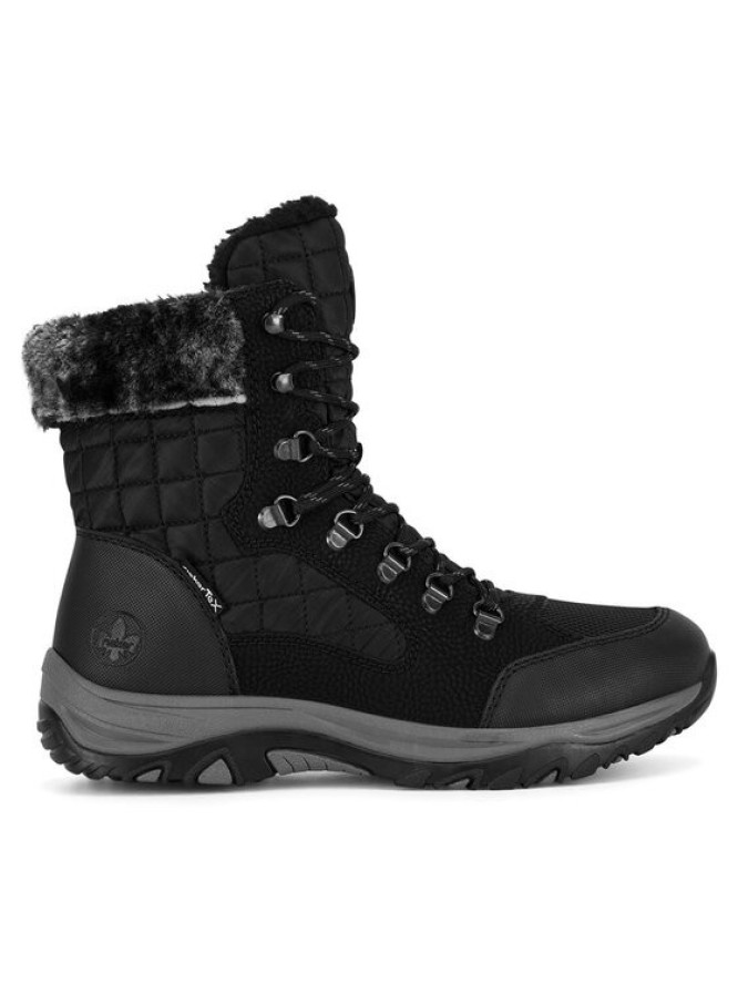 Rieker Trzewiki M9644-00 Czarny