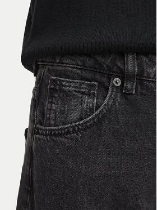 HUGO Jeansy 50567305 Czarny Straight Leg